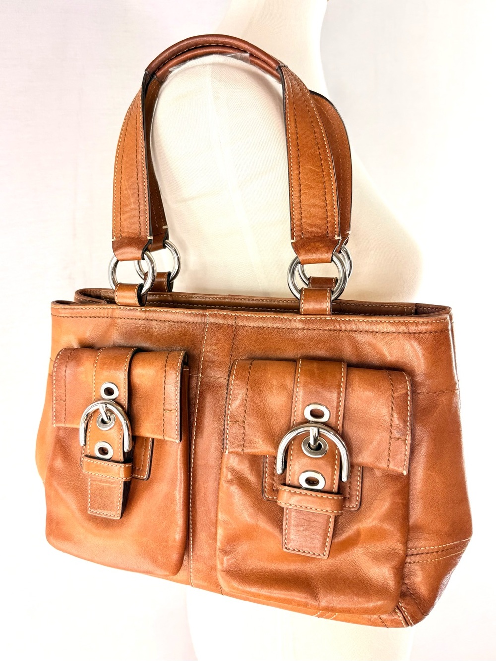 Coach Soho Y2K Double Front Pocket Satchel F08A09